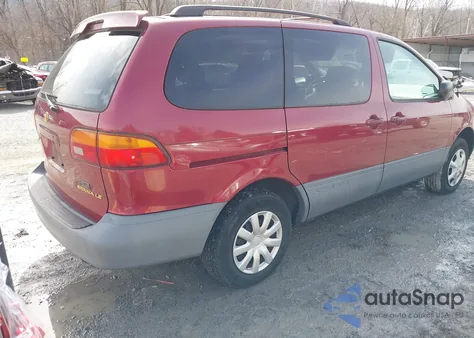 1998 Toyota Sienna Le z USA, uszkodzony, nr VIN 4T3ZF13C3WU081811